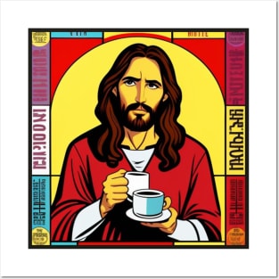 Share A Coffee With Jesus Vinyl Record Art Posters and Art